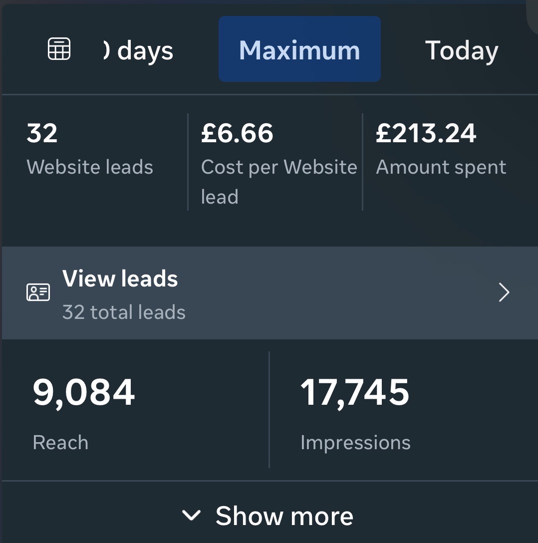 Campaign Results Screenshot 2